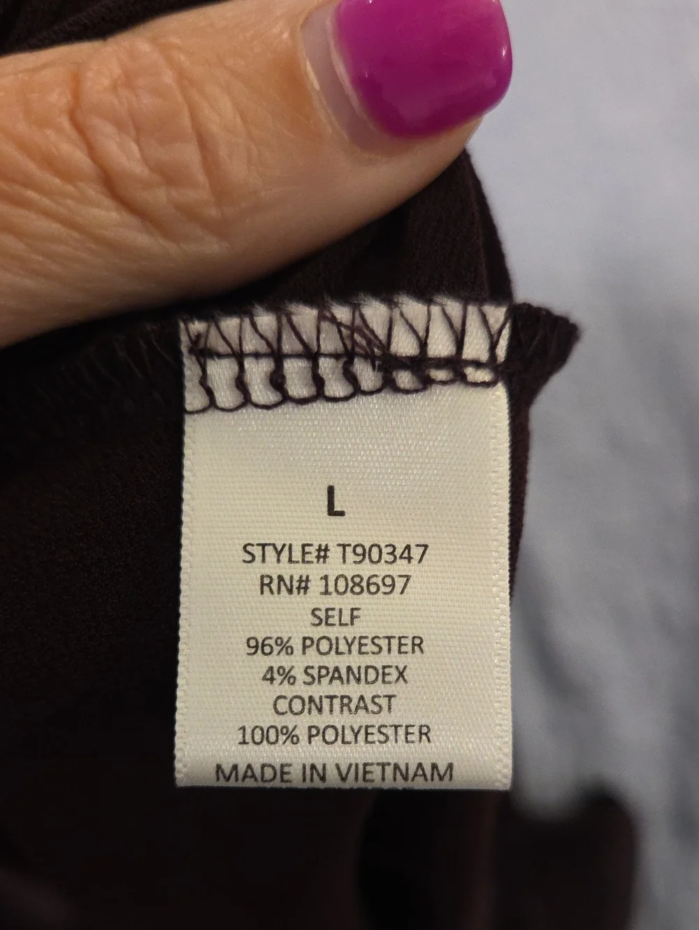 Sweet Rain Sheer Panel Maxi Tunic - Plum Size L, New With Tags!